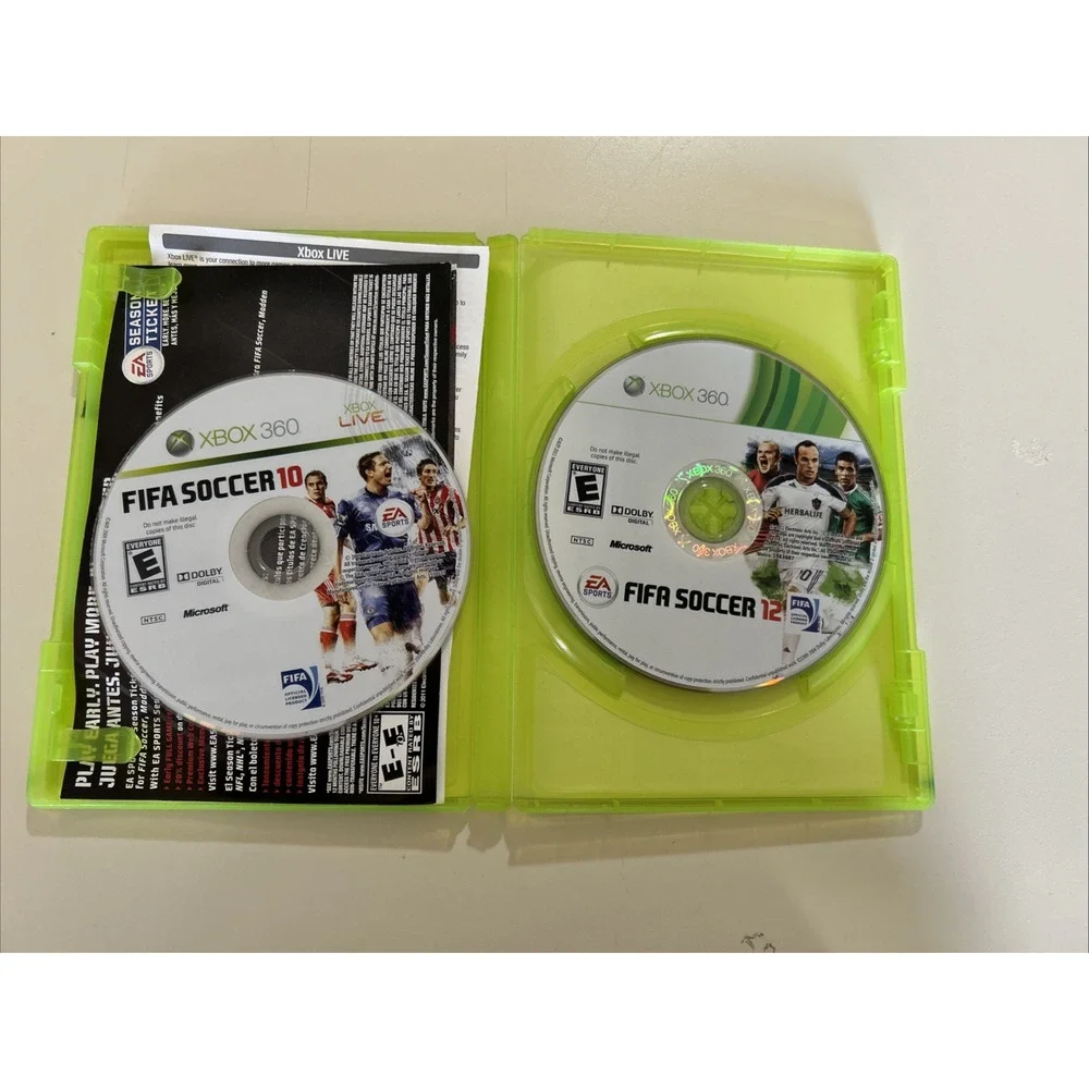 5 Games FIFA12, FIFA16, NBA 2K15, Far Cry 3 Microsoft Xbox 360 Video Games